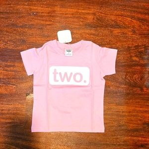 two (2) bday shirt size 3t